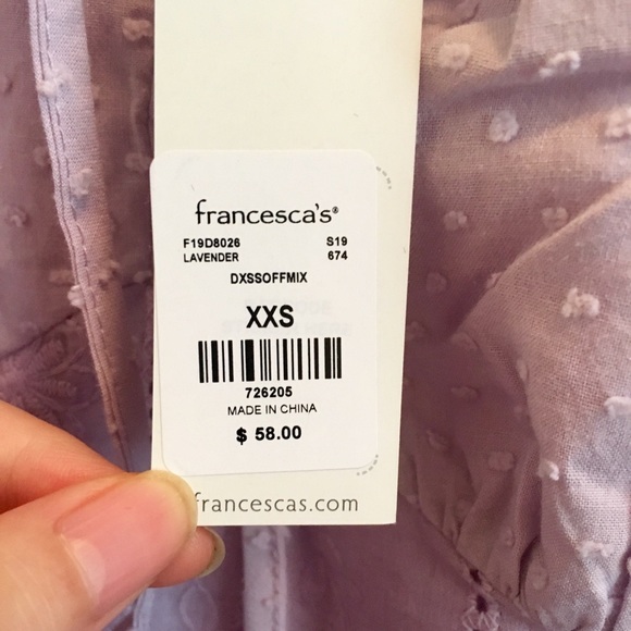 Off Shoulder Eyelet Dress - Picture 6 of 6